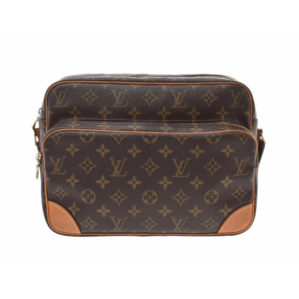 Louis Vuitton Monogram Nile Brown Leather Shoulder Bag